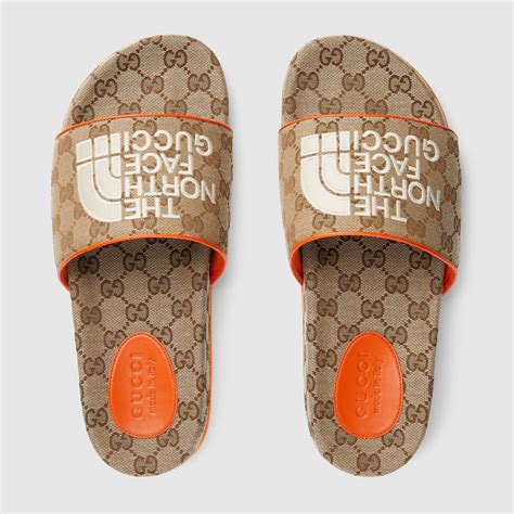 gucci northface buy|north face gucci slides.